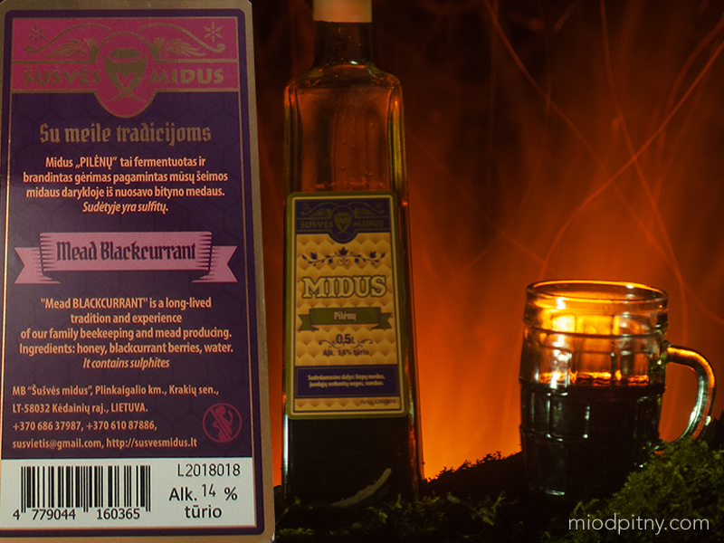 Midus Pilenu - z czarną porzeczką