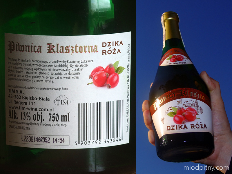 Trójniak Piwnica Klasztorna - dzika róża